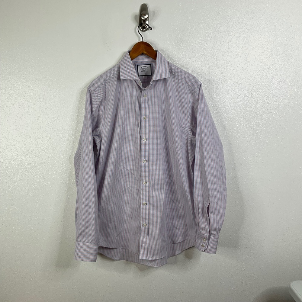 Charles Tyrwhitt Classic Fit Non-Iron Check Long Sleeve Button Down Shirt